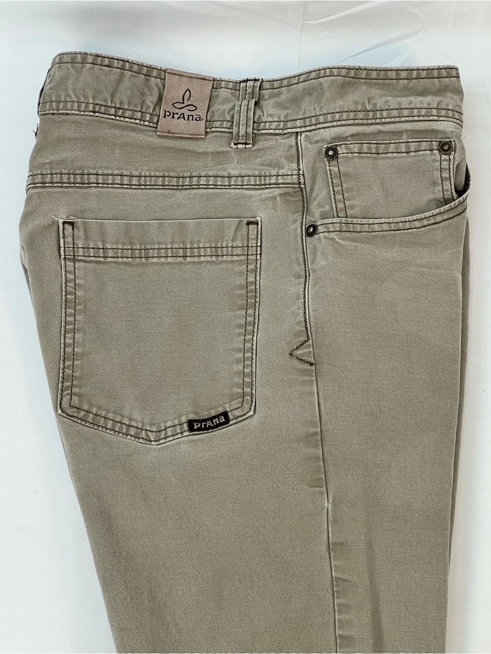 Prana Men's Slim Jeans in Taupe-Grey, 32 waist
